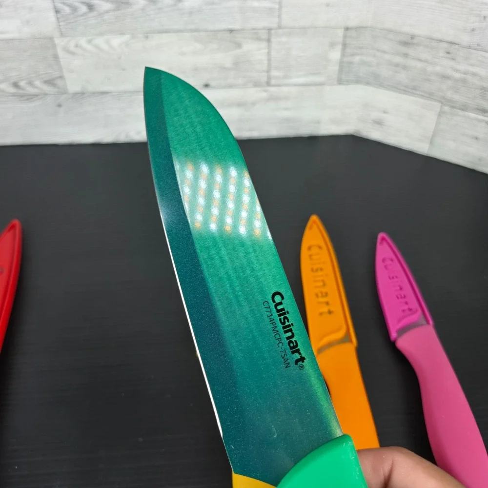 Cuisinart Advantage 14 Piece Knife Set with Blade Guards Multicolor C7714PMPC
